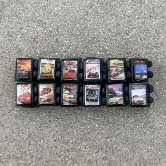 vintage car magazine bracelet