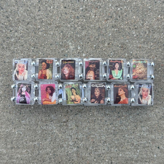 vintage celeb magazine bracelet